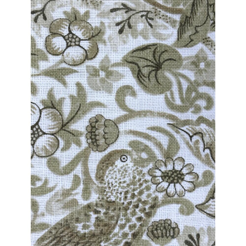 William Morris & Co Placemats Strawberry Thief Cotton Fabric 13x19 4 Sage Green - Picture 8 of 8